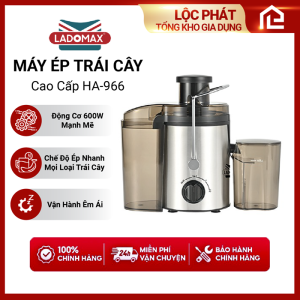 Máy Ép Trái Cây Ladomax HA-966 Công Suất 600W  Ép Hoa Quả Trái Cây Hàng Chính Hãng Bảo Hành 12 Tháng
