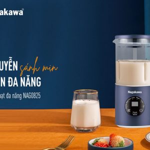 Máy làm sữa hạt đa năng Nagakawa NAG0825 (0,6L - 500W) - Bảo hành 12 tháng toàn quoc